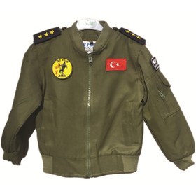 Resim FLY T-SHIRT Çocuk Pilot Montu - Yeşil 