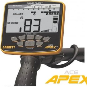 Resim Garrett Ace Apex Basic (8.5X11 Inch Dd Raider Başlık ve Ms-3 Kablosuz Kulaklık) Define, Altın, Metal Dedektörü 