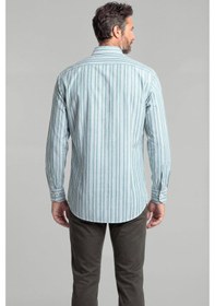 Resim Bisse Regular Fit Spor Yaka Pamuk Mint Erkek Gömlek Gmczg3sp224005 C50 