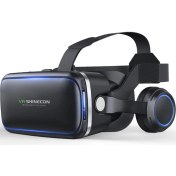 Resim Yantangyue Gözlük Cep Telefonu Özel 3D Sanal Gerçeklik Vr Gözlük Kulaklık Hepsi Bir Arada (Yurt Dışından) 