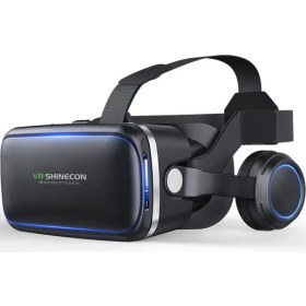 Resim Yantangyue Gözlük Cep Telefonu Özel 3D Sanal Gerçeklik Vr Gözlük Kulaklık Hepsi Bir Arada (Yurt Dışından) 