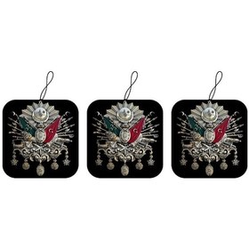 Resim Techmaster Osmanlı Devlet Arması Tasarım Araç Asma Koku 3 Adet 