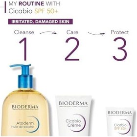 Resim Cicabio Cream+ Spf50+ Onarıcı, Leke Önleyici Güneş Koruyuculu Yüz, Vücut Cica Krem 40 Ml 