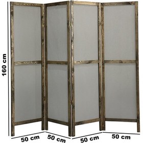 Resim Paravan Seperatör Panel 4 Kanat Paravan 5245 