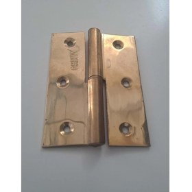 Resim Sarun Yapı Market Pirinç Okka Menteşe Sarı Sol ( Omega ) 
