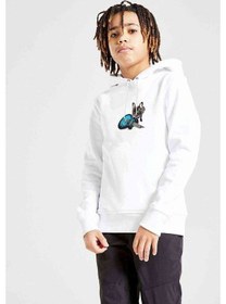 Resim Tshirthane French Bull Dog Guitar Amplifier Baskılı Unisex Çocuk Sweat 