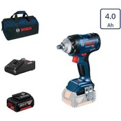 Resim Bosch Gds 18v-400 Tek Akülü Darbeli Somun Sıkma 4 Amper Bez Çantalı 