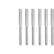 Resim Neevoyu Titan Kaplı Zirkon Kumu Taşlama Ucu 4.0mm 6 Adet - Motorlu Testere Zinciri Keskinleştirici Aksesuarı - Dayanıklı, Yüksek Sıcaklığa Dayanır 