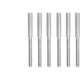 Resim Neevoyu Titan Kaplı Zirkon Kumu Taşlama Ucu 4.0mm 6 Adet - Motorlu Testere Zinciri Keskinleştirici Aksesuarı - Dayanıklı, Yüksek Sıcaklığa Dayanır 