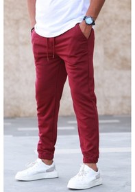 Resim Madmext Bordo Basic Eşofman 5424 Bordo 