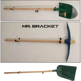 Resim Mr.Bracket 5 Ad. Gümüş Çelik Geniş Duvara Monte Askı 80MM - Metal Portmanto Vestiyer Askısı Eşya Asma Aparatı 