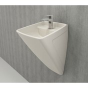 Resim Bocchi Firenze Asma Monoblok Lavabo 48 Cm Parlak Bisküvi 1082-014-0126 