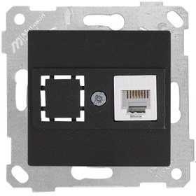 Resim Mutlusan Rita Siyah Nümeris Telefon Prizi Çerçevesiz - 2200 125 0184 