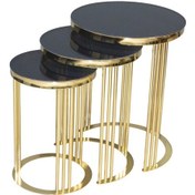 Resim Zigon C Model Gold Kaplama Renk Kırılmaz Temper Siyah Cam El Yapı (401349059) 