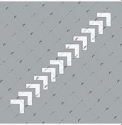 Resim Rfhlm126 Reflektif Ok Serit (Kaska Uygun) 