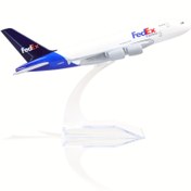 Resim Airbus A380 uçak modeli oyuncakları Fedex Havayolları 1:400 Metal DieCast Gökyüzü Jumbo yolcu uçağı modeli koleksiyonlar ve hediyeler için Noel Cadılar Bayramı hediyesi 