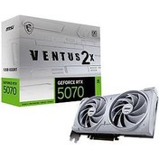Resim MSI RTX 5070 12G Ventus 2X OC White G5070-12V2CW 192 Bit GDDR7 12 GB Ekran Kartı 