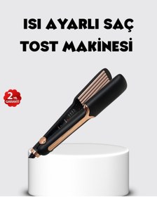 Resim ucuzteknom Tost Model Saç Şekillendirici DEMPOWER DP-134 360° Döner Kablolu 