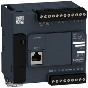 Resim Schneider Electric TM221C16R Modicon 16 Giriş-Çıkış M221 Plc Kontrolör 