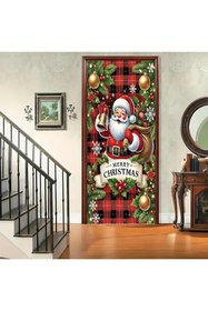 Resim PROMISEBACKDROP2 190x75cm Lastikli kapı süsü, Kumaş kapı giydirme, Christmas decor, Yılbaşı, Okul etkinlik kapı süsü 