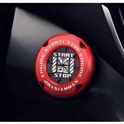 Resim DK Tuning Start Stop Kontak Butonu Kırmızı Metal Kaplaması 