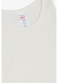 Resim Breeze Erkek Bebek Çıtçıtlı Atlet Zıbın Body Jakarlı 9 Ay-3 Yaş, Ekru Ekru 