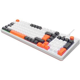 Resim Acer Emachines, Eak860, Beyaz, Usb Kablolu, Rainbow Backlight, Membran Renkli Tuşlar, Türkçe Q, 100 Tuşlu, Gaming Klavye 12934554 