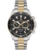 Resim Sergio Tacchini Erkek Bi Color (ÇİFT RENKLİ)-siyah Çelik Kasa Oval Kadran Metal Kordonlu Kol Saati Quartz Mekanizma 