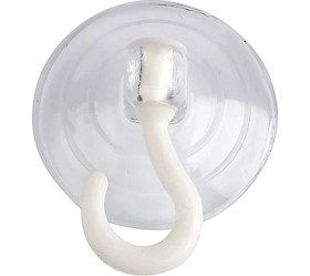 Resim Büyük Boy Askılı Vantuz, 100 Adet 3cm Şeffaf Plastik Kancalı Öpücük Vantuz 