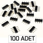 Resim 4 PİN ERKEK İĞNE UC SOKET KONNEKTÖR (RGB ŞERİT LED) 100 ADET K49 