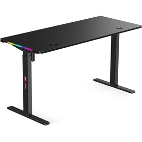 Resim XDrive Rüzgar Yükseklik Ayarlı Rgb Oyuncu & Çalışma Masası Siyah ( 140x60 ) 