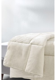 Resim Yataş Bedding Macaron Çift Kişilik Wellsoft Yorgan - Krem 