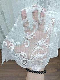 Resim Örme desenli tül perde , 250x260, Sık Pile, 1/3 
