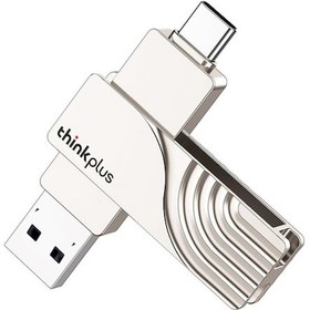 Resim Lenovo Thinkplus Çift Arayüzlü 128gb Type-c Usb3.0 Taşınabilir Bellek - Tpcu301, Zincir Alaşımlı, Çoklu Cihaz Uyumlu 