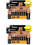 Resim Duracell Alkalin AA 40'lı Paket Kalem Pil Duracell