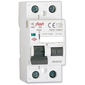 Resim Flash 2x40a 300ma 10ka Kaçak Akım Rölesi 