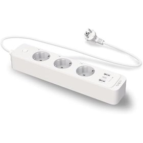 Resim STOREMAX P300, 1.5m, 3'lü Akıllı Wi-Fi Priz, 18 W Hızlı Şarj, Uzaktan Kontrol, Kolay Kurulum ve Kullanım 