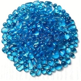 Resim Willowhaven 50g Mavi Cam Çakıl Akvaryum Kumu Balık Tankı Dekorasyon 