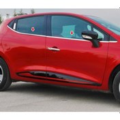 Resim Renault Clio 4 Krom Cam Çıtası 2011-2018 8 Prç 