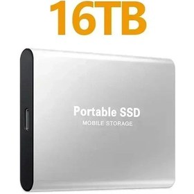 Resim Harici Sabit Disk 1tb 2tb Yüksek Hızlı Sabit Disk Usb3.1 Type-c Katı Hal Silver 16tb Diğer 