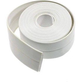 Resim 3.2 M Banyo Küvet Mutfak Lavabo Beyaz Su Sızdırmaz Bant Su Geçirmez Kenar Bandı Sızdırmazlık Tamir 
