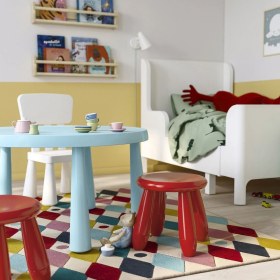 Resim Hobiurun Çocuk Taburesi, Kırmızı 
