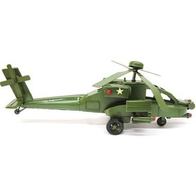 Resim Dekoratif Metal Helikopter Modeli 
