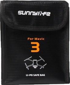 Resim Rogfer Mavic 3 Sunnylife M3-dc105 İçin 2'si 1 Arada Piller Güvenli Depolama Patlamaya Dayanıklı Çantalar Diğer Çok Renkli 