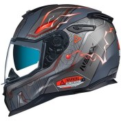 Resim Nexx SX.100 Gıgabot Mat Gri-Kırmızı Kask 