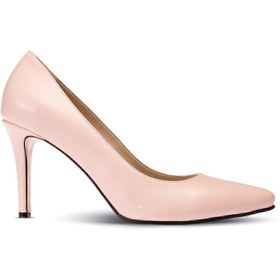 Resim Deery Pudra Rengi Kadın Stiletto 