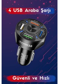 Resim Herşey Fırsat 4Lü Usb Şarj Cihazı 