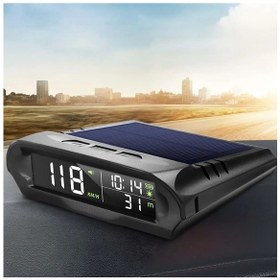 Resim Monozone Güneş Enerjili Hız Ölçer Evrensel Gps Hız Göstergesi 