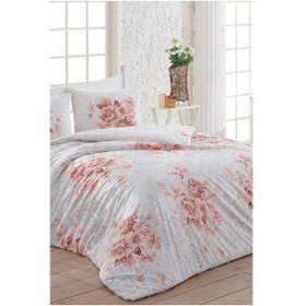 Resim Kristal Light Tek Kişilik Nevresim Takımı Henna Pudra Pudra 