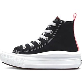 Resim Converse CHUCK TAYLOR ALL STAR MOV Siyah Kız Çocuk High Sneaker 